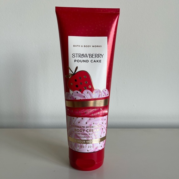 Bath & Body Works Other - New Strawberry Pound Cake Bath & Body Works Body Cream
